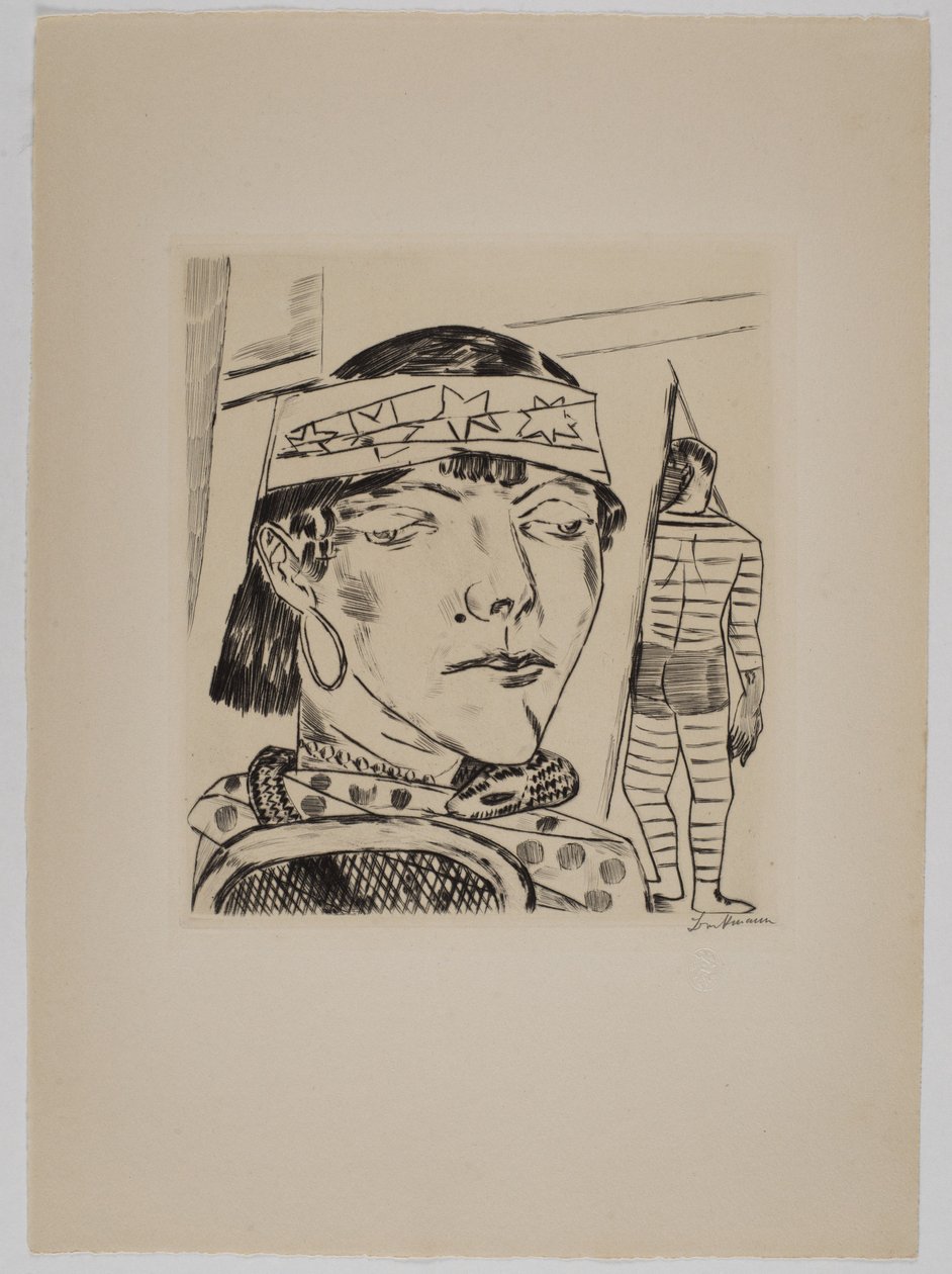 Hadí dáma od Max Beckmann