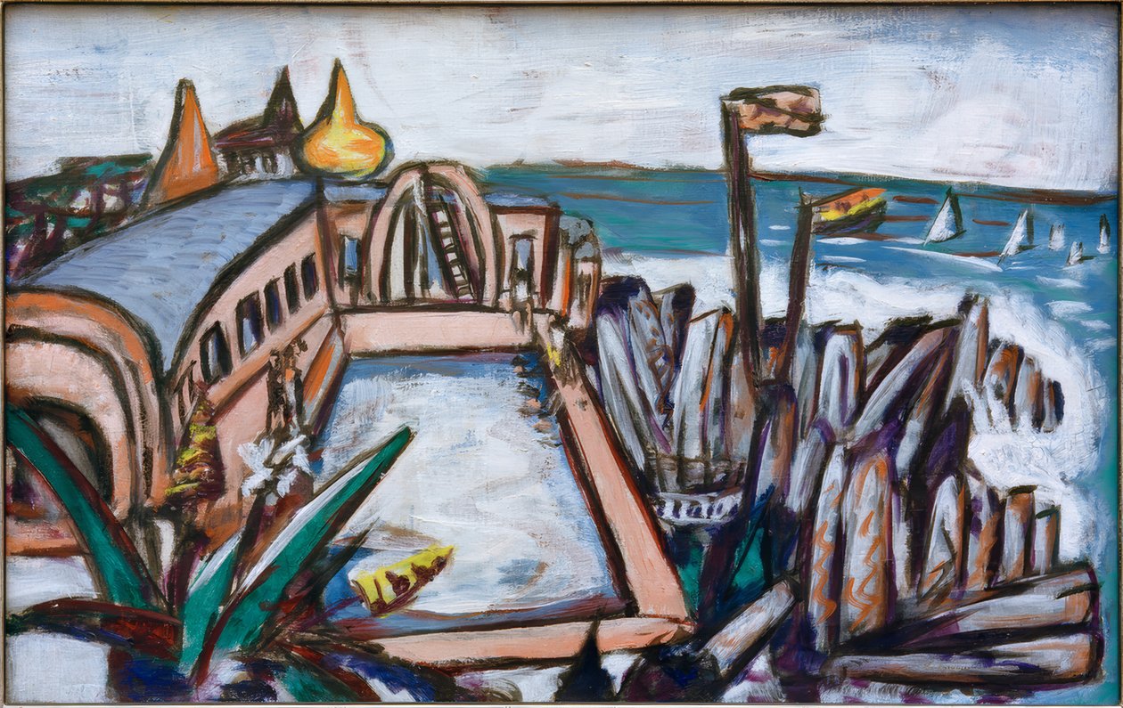 Bazén Cap Martin od Max Beckmann