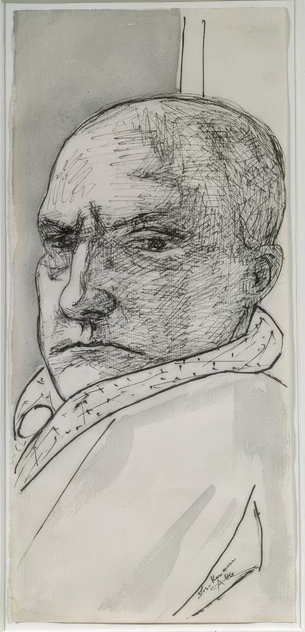 Autoportrét od Max Beckmann