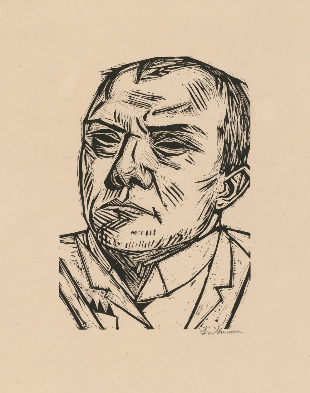 Autoportrét od Max Beckmann