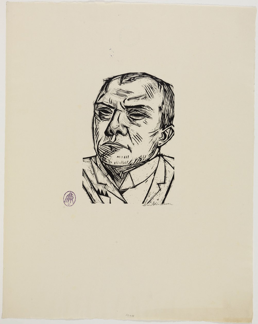 Autoportrét od Max Beckmann