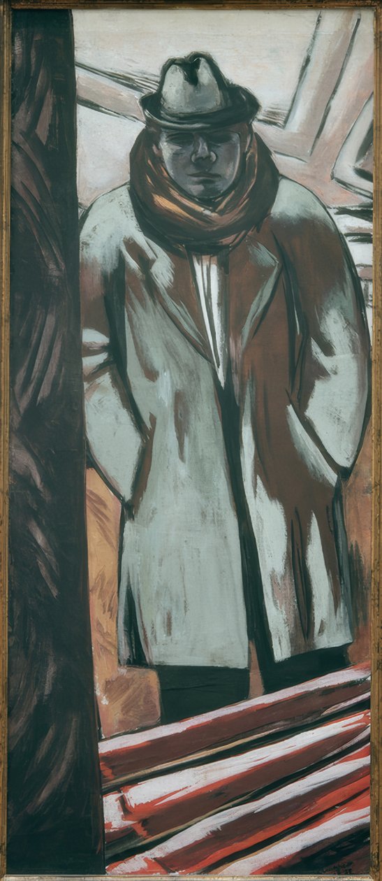 Autoportrét v hotelu od Max Beckmann
