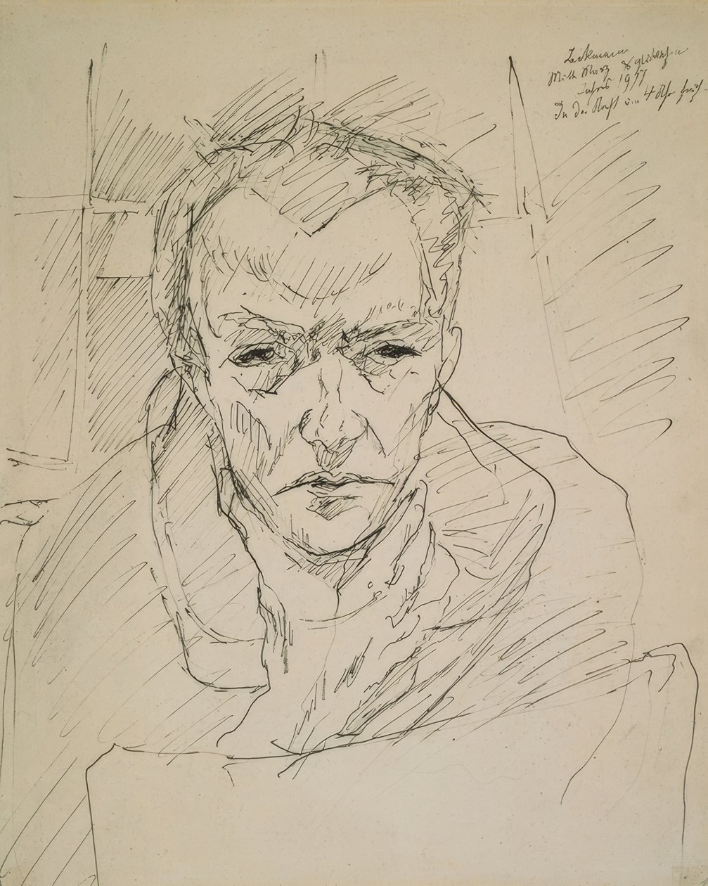 Autoportrét od Max Beckmann