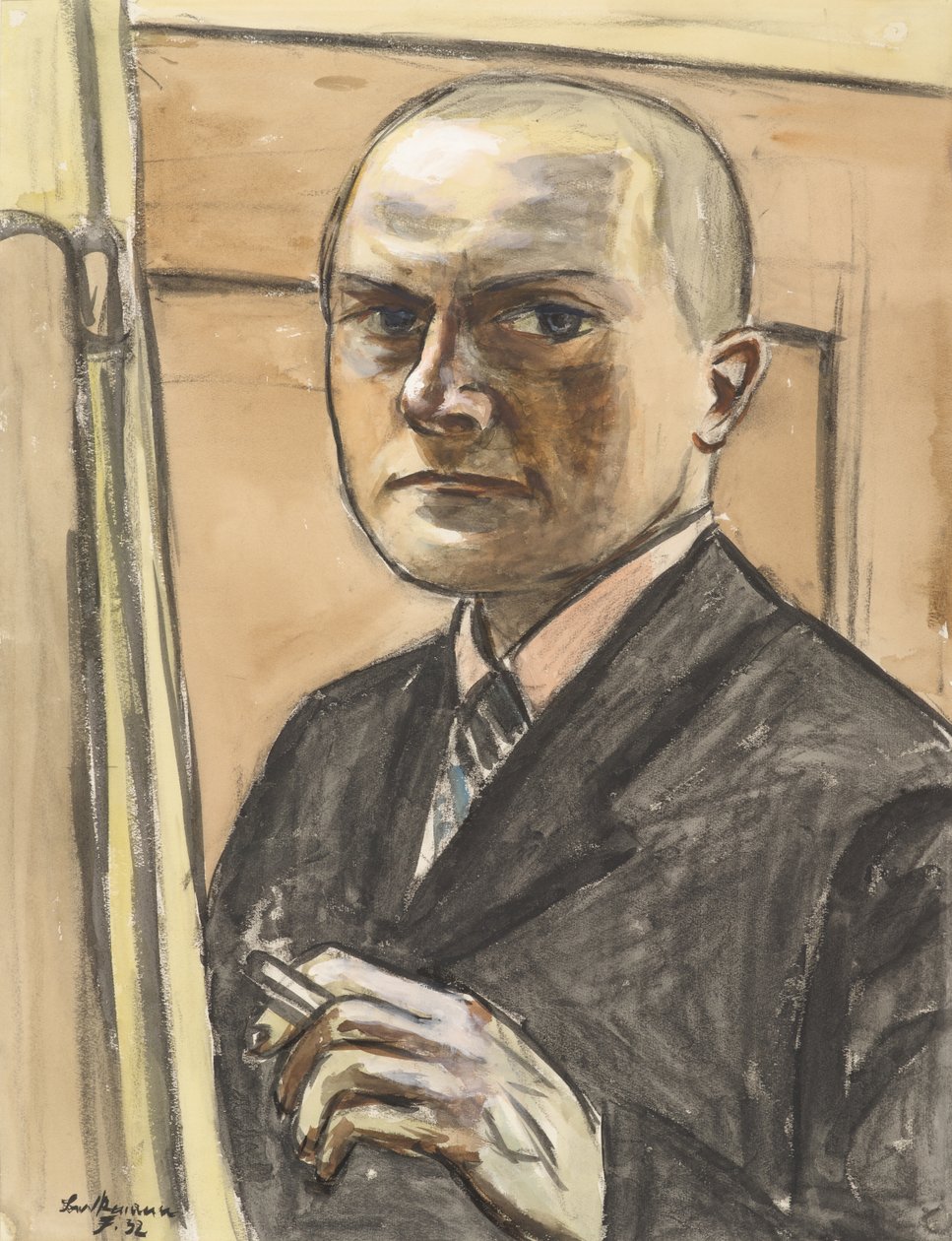 Autoportrét od Max Beckmann