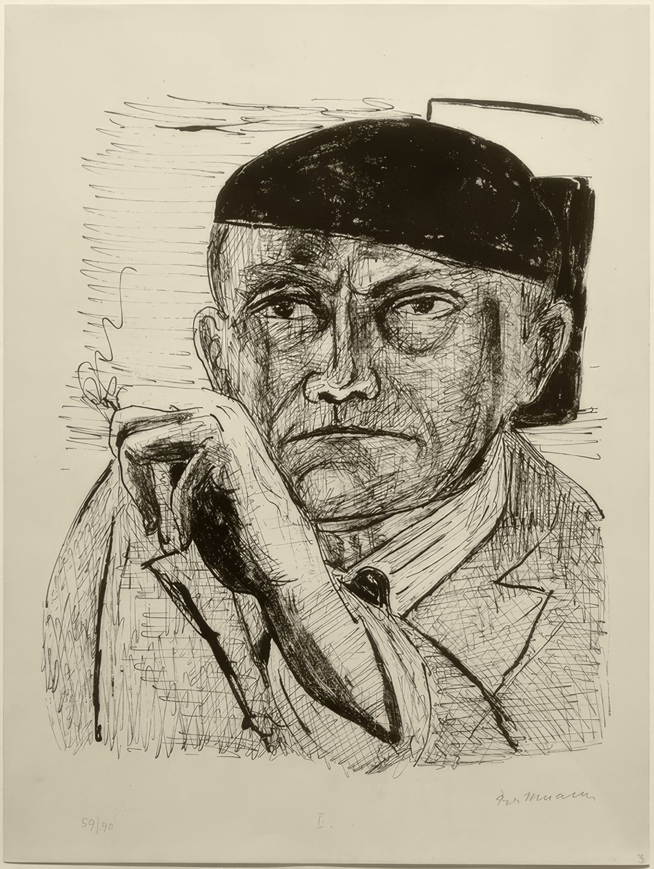 Autoportrét od Max Beckmann