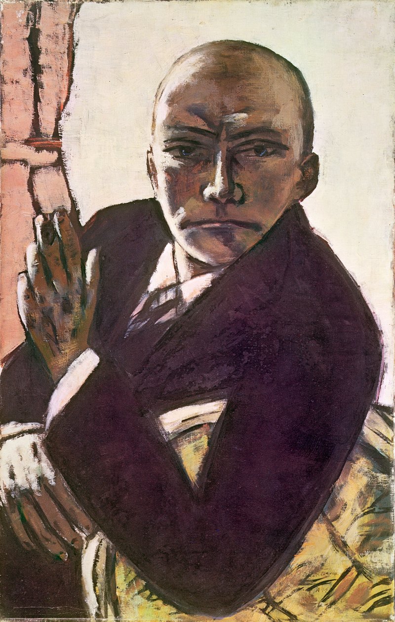 Autoportrét (olej na plátně) od Max Beckmann