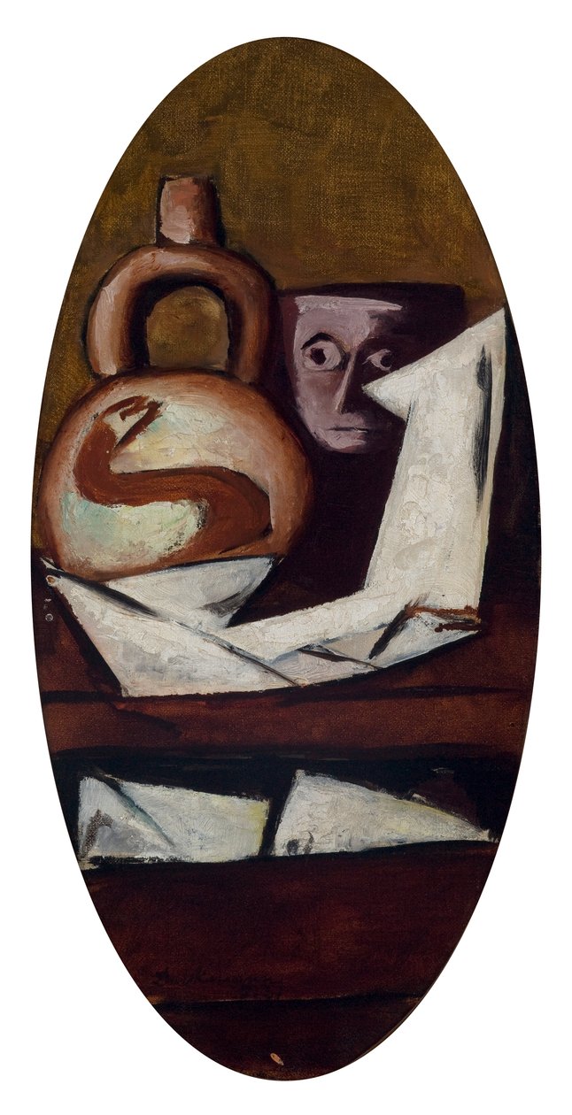 Zátiší (s mexickou postavou) od Max Beckmann