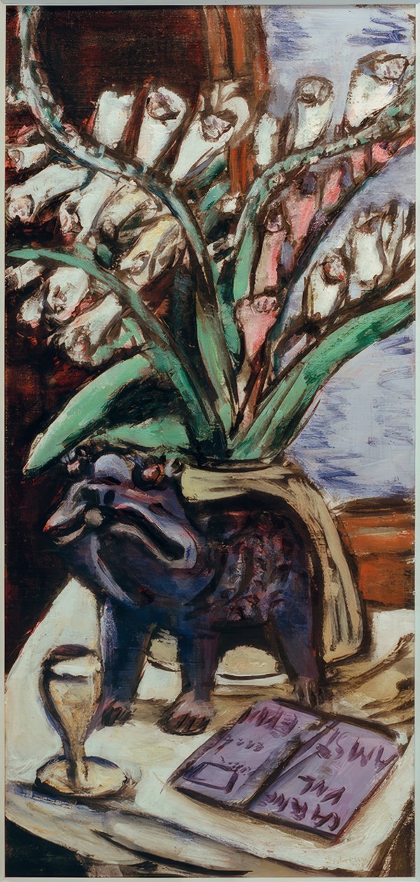 Zátiší s náprskem od Max Beckmann