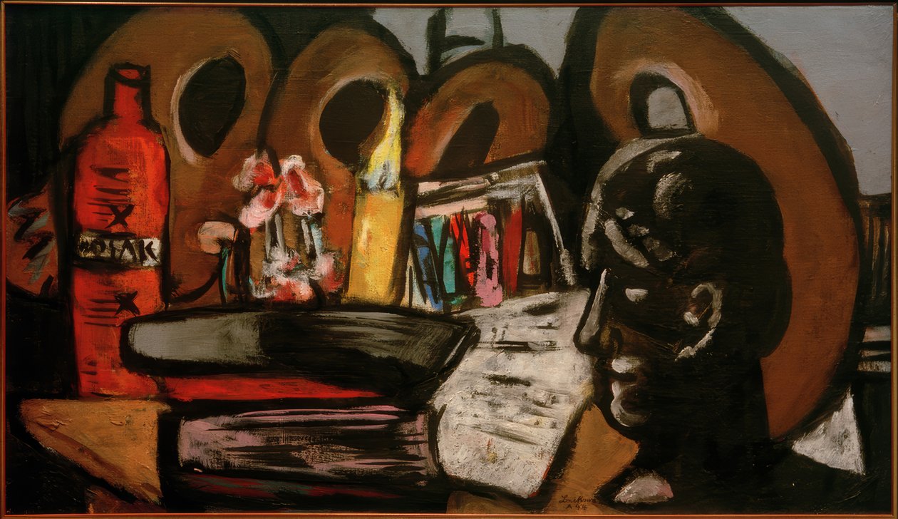 Zátiší s paletami od Max Beckmann