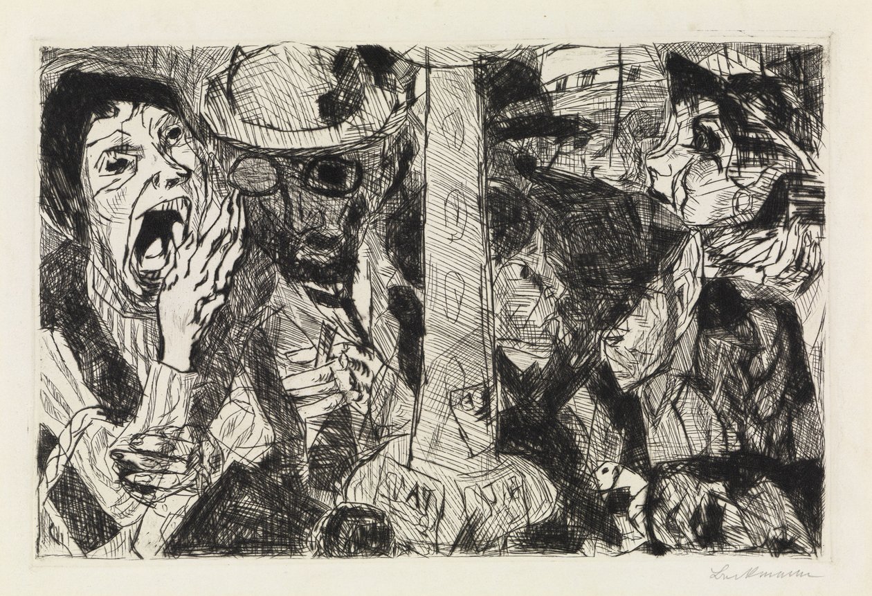 Ulice II od Max Beckmann