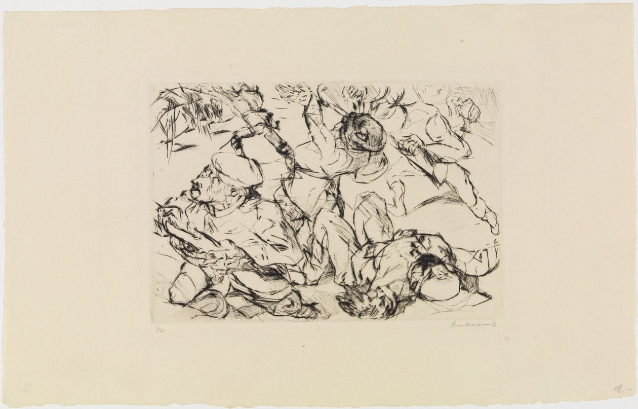 Útok od Max Beckmann