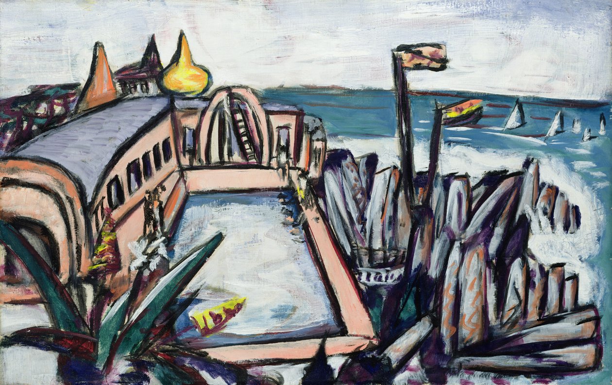 Bazén v Cap Martin od Max Beckmann