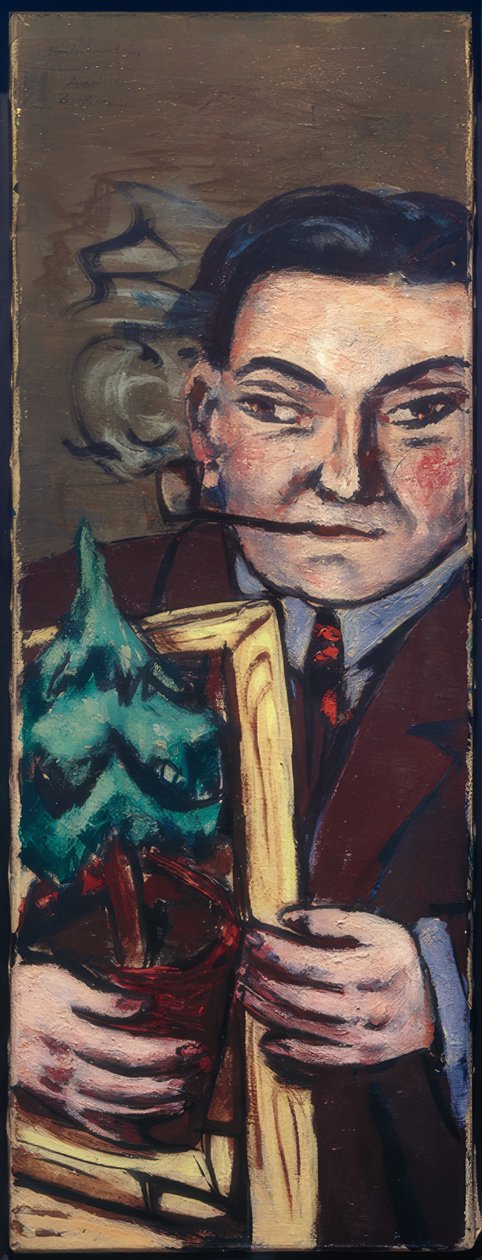 Tannenbaum jede do New Yorku. Portrét Herberta Tannenbauma od Max Beckmann