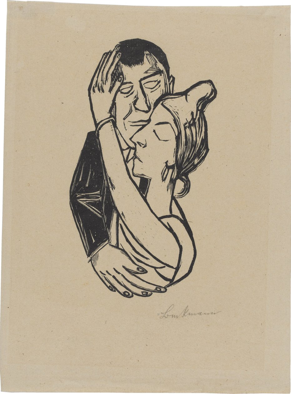 Tanečnice (list 2 z: Druhé složky Ganymed) od Max Beckmann