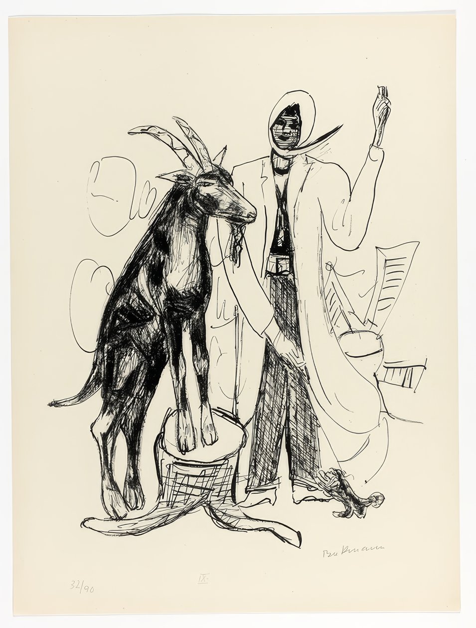The Buck, deska devět z Day and Dream od Max Beckmann