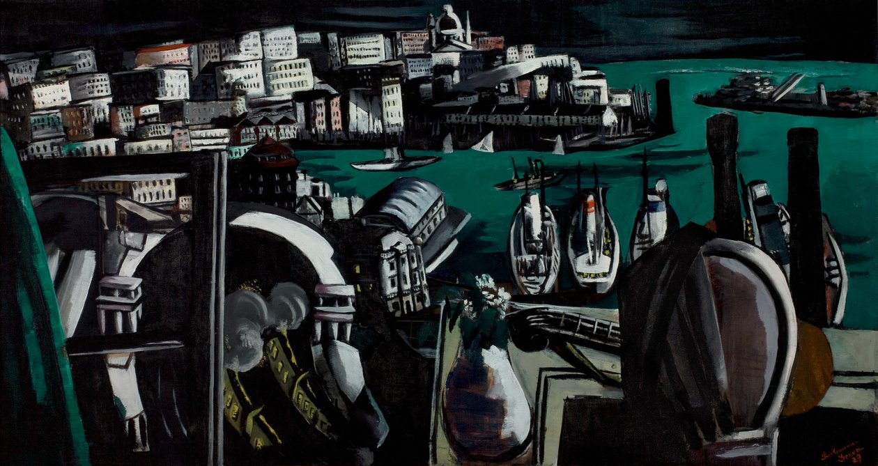 Janovský přístav od Max Beckmann