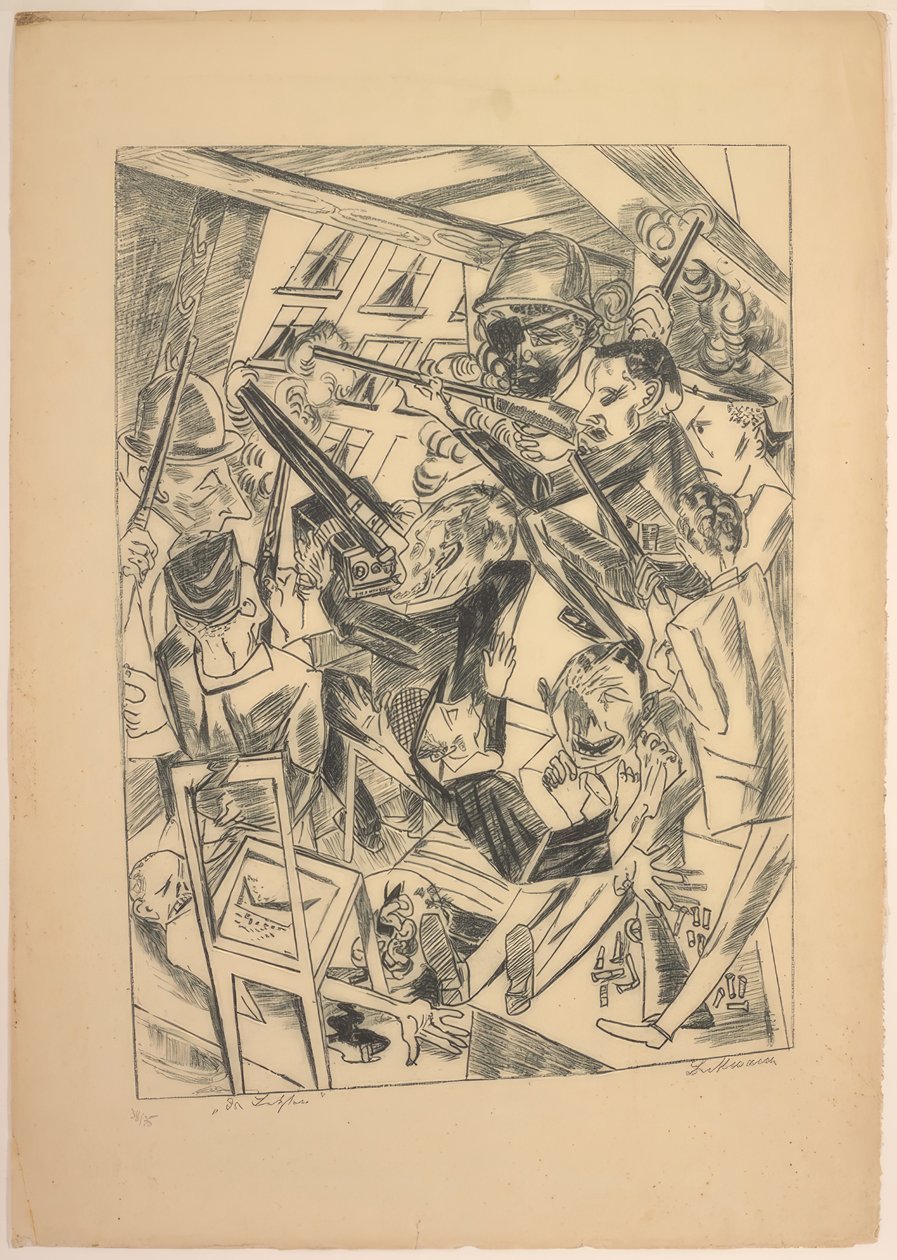 The Last Ones, deska deset od Die Hölle od Max Beckmann