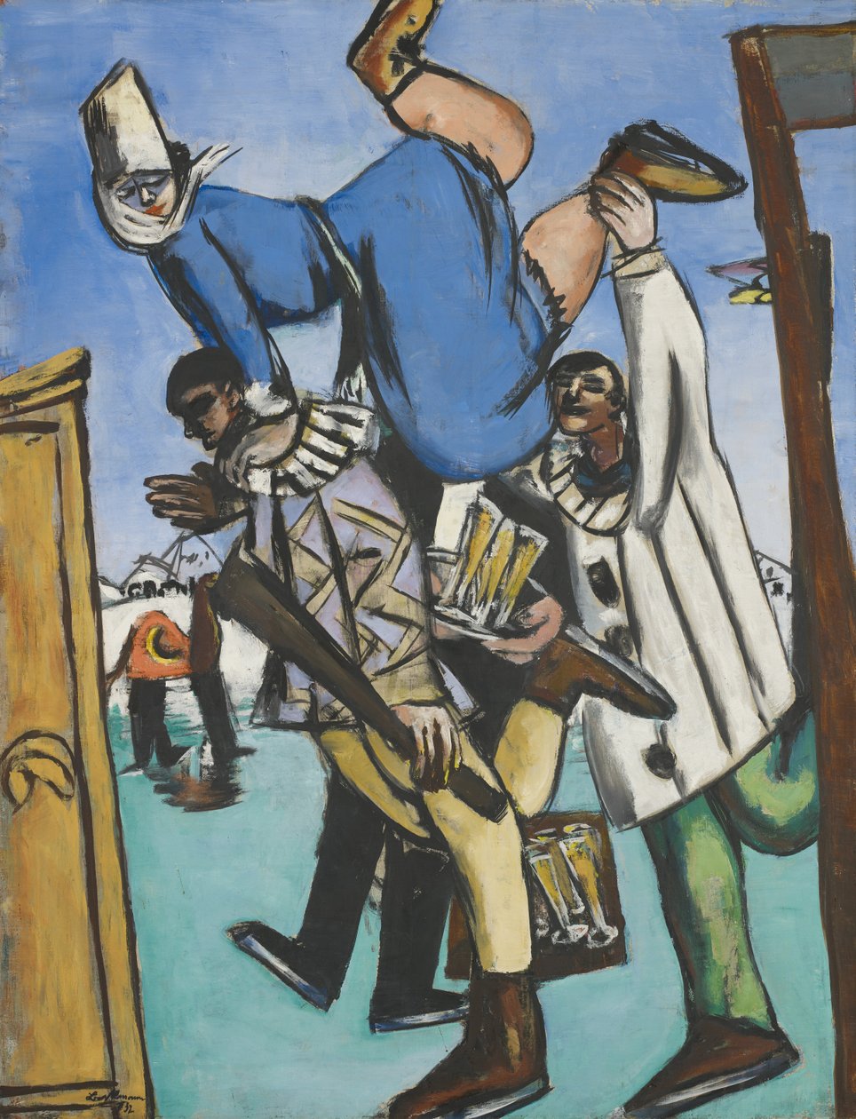 Bruslaři od Max Beckmann