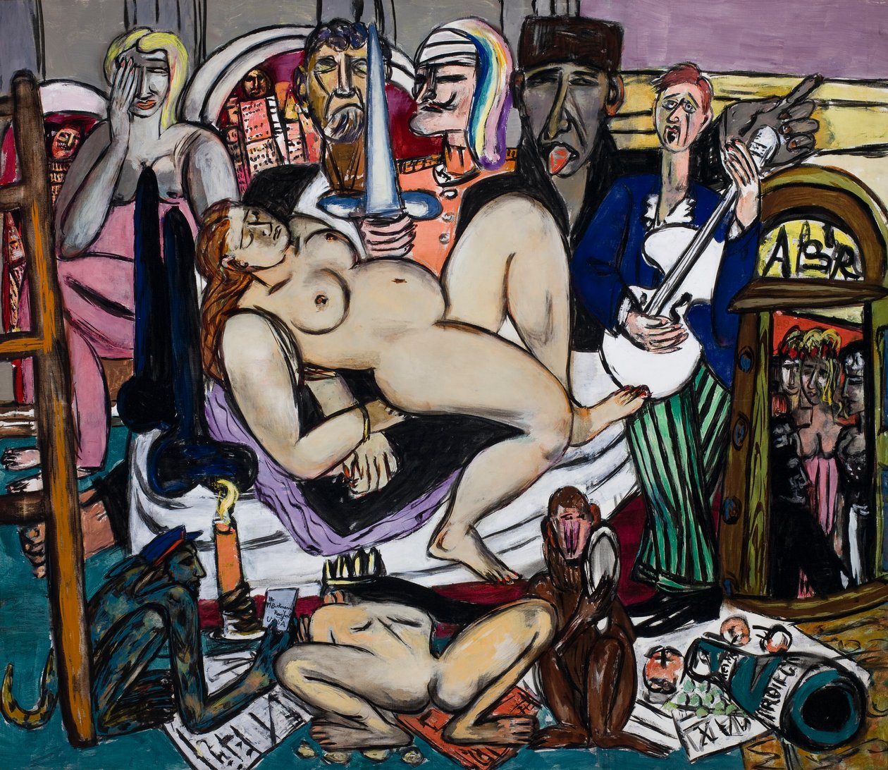 Město (Městská noc) od Max Beckmann