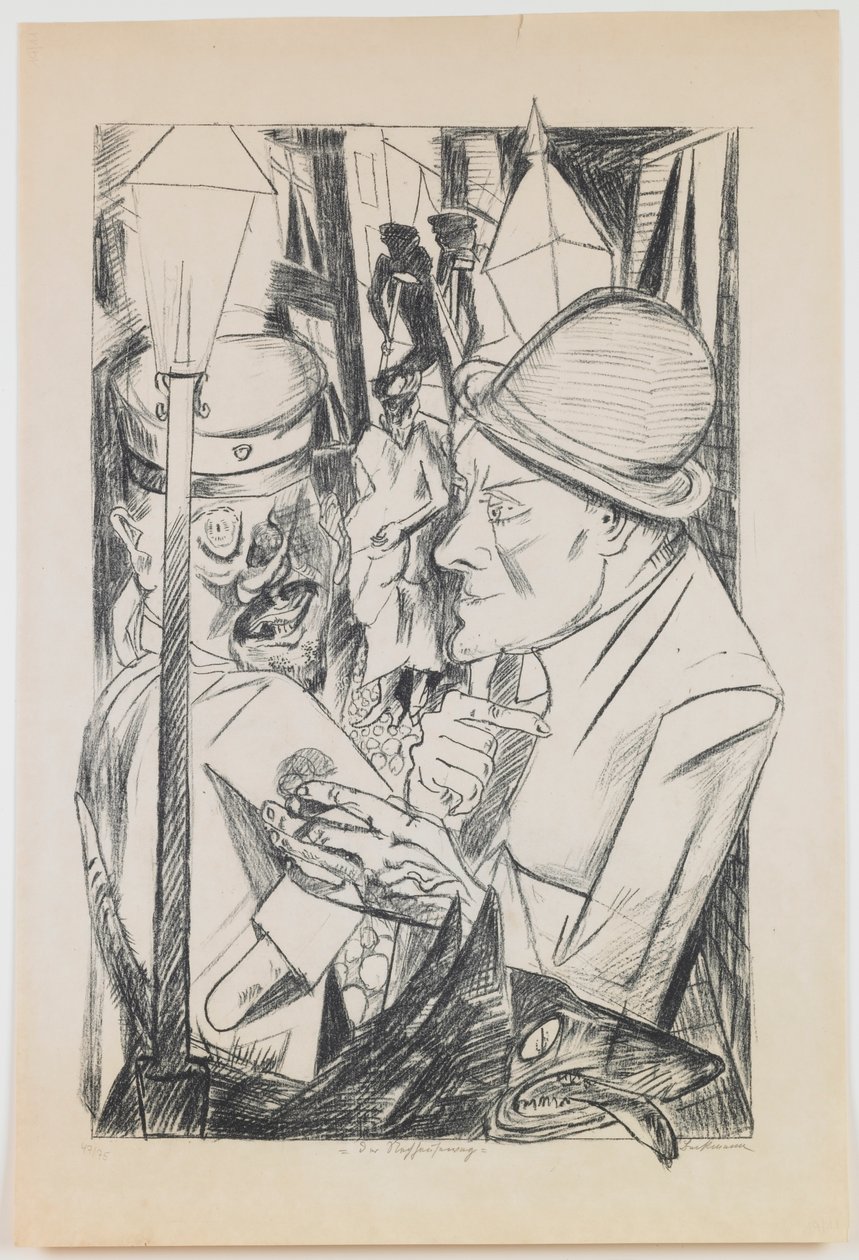 The Way Home, deska 2 ze série „Hell“ od Max Beckmann
