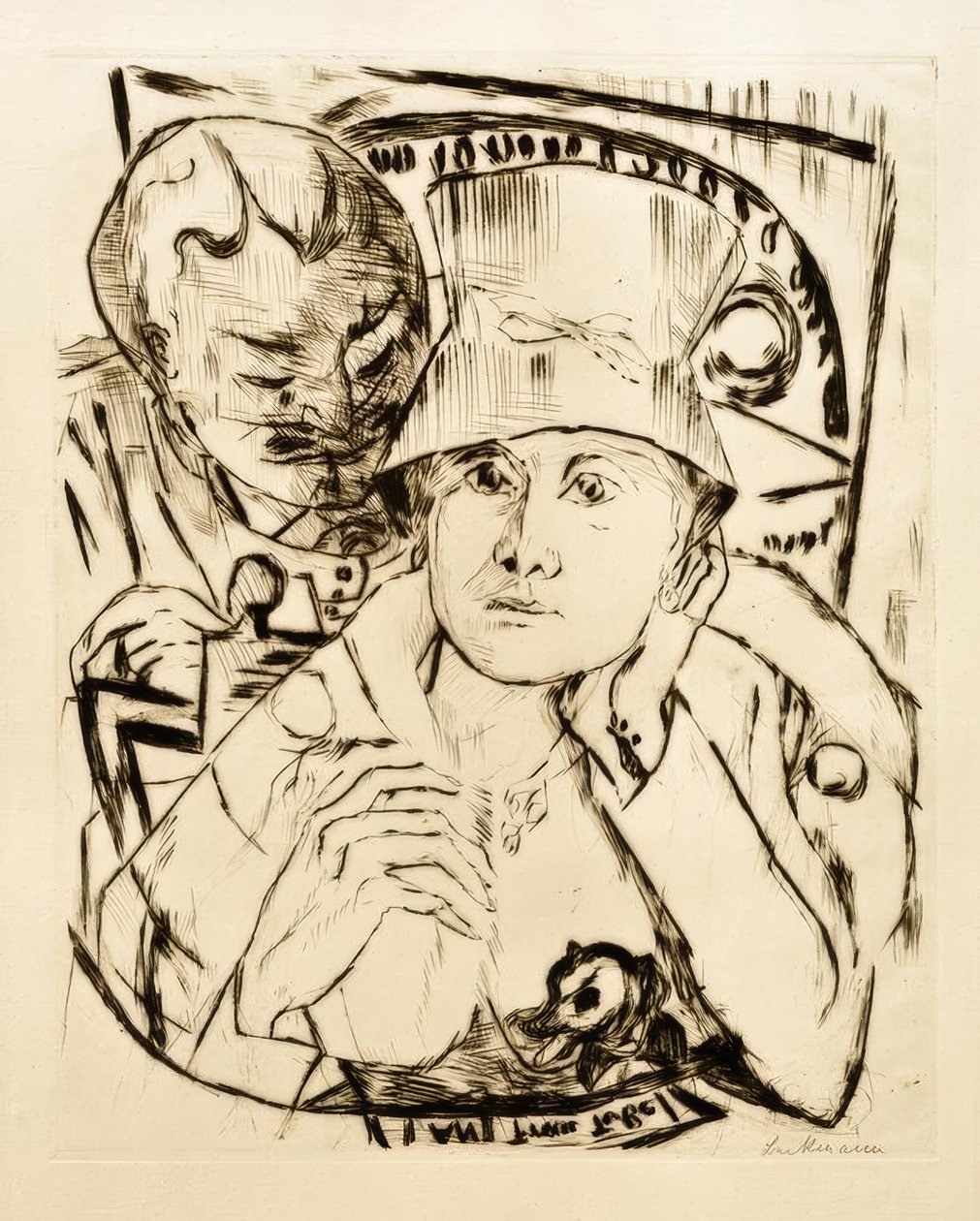 Divadelní lóže od Max Beckmann