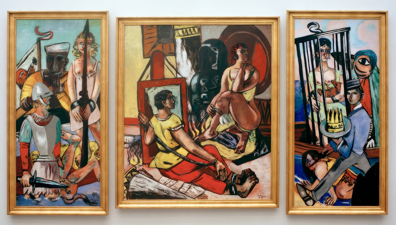 Pokušení (Pokušení svatého Antonína) od Max Beckmann