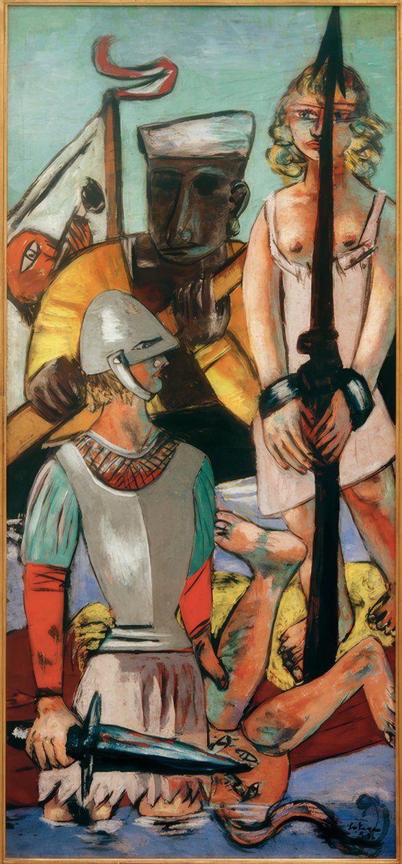 Pokušení (Pokušení svatého Antonína) od Max Beckmann