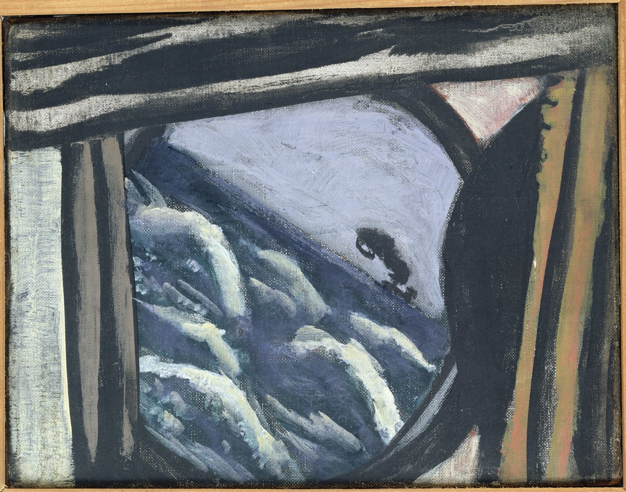 Pohled z lodního poklopu (olej na plátně) od Max Beckmann