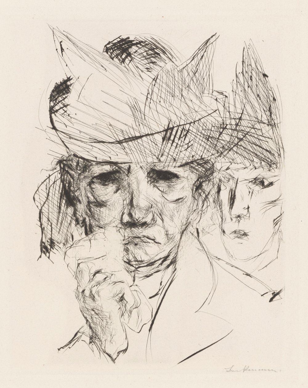 Plačící žena od Max Beckmann