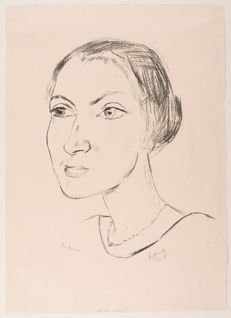 Žena s náhrdelníkem (paní Parcusová) od Max Beckmann