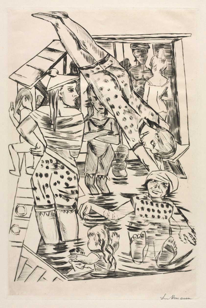 Dámská koupel od Max Beckmann