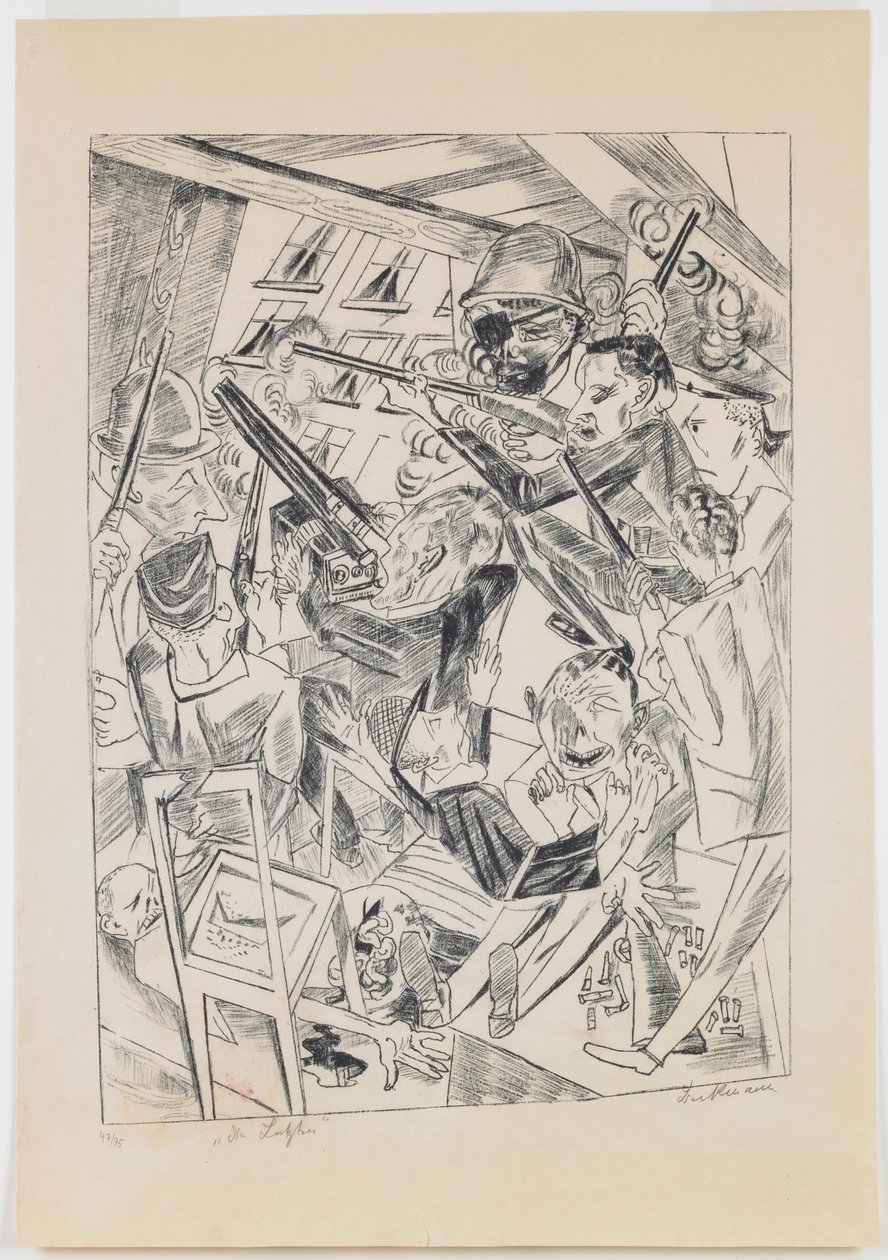 deska 10: The Last Ones od Max Beckmann