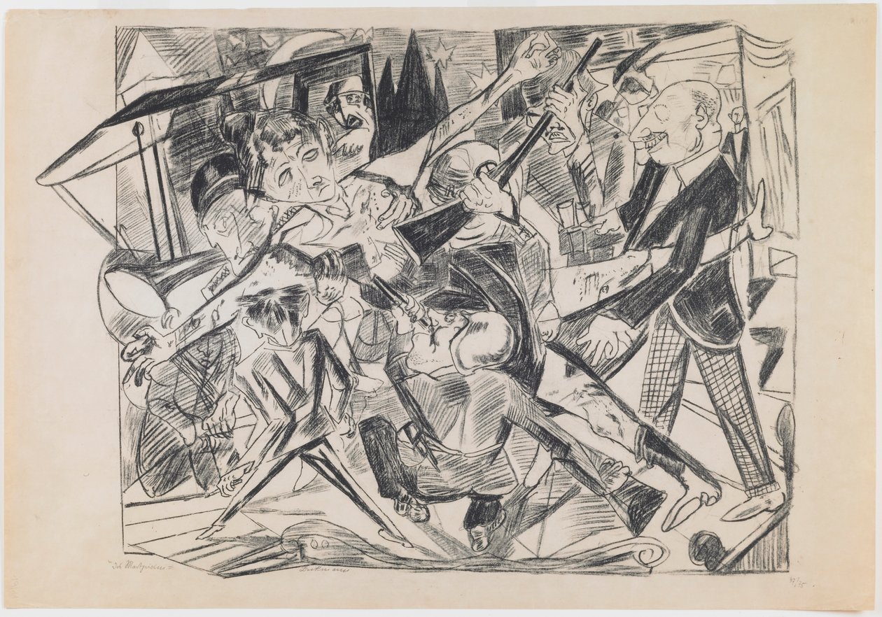 deska 4: Martyrium od Max Beckmann