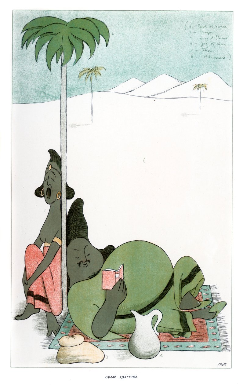 Omar Khayyam, 1904. od Henry Maximilian Beerbohm