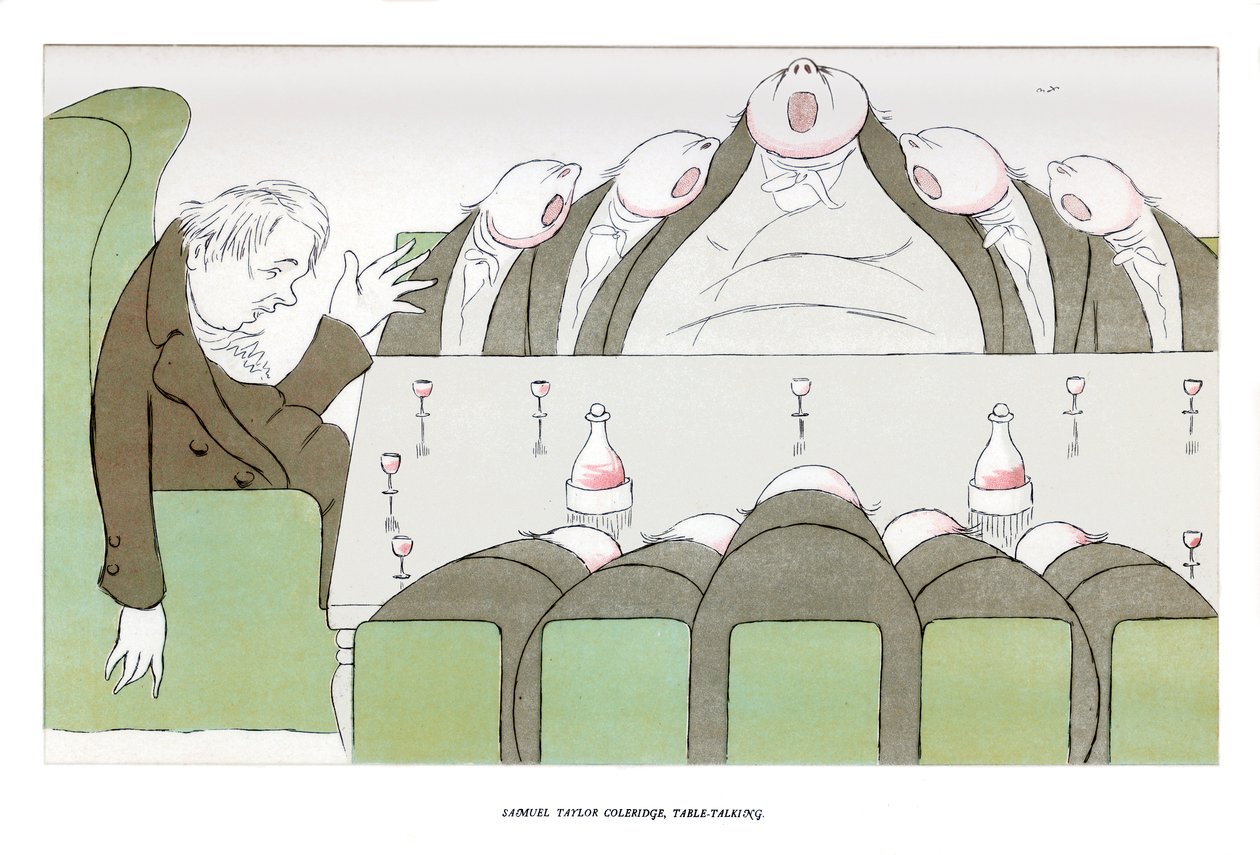 Samuel Taylor Coleridge, Table-Talking, 1904. od Henry Maximilian Beerbohm