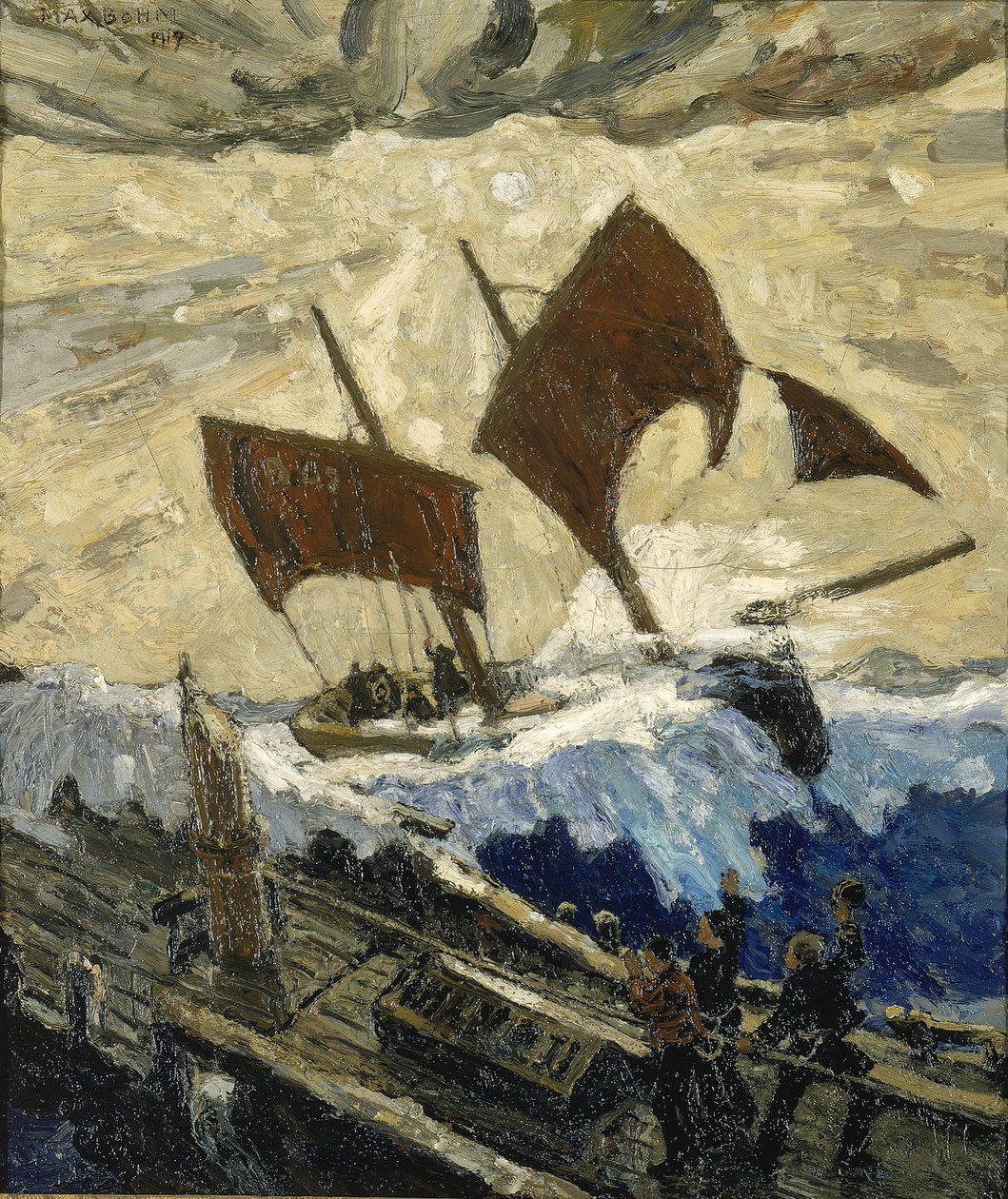 Incident na Lamanšském průlivu, 1919. od Max Bohm