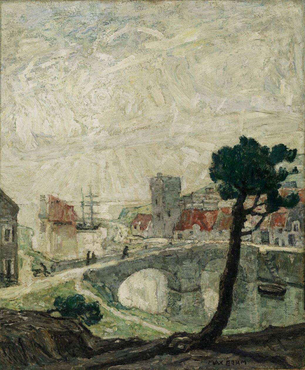 Starověký námořní přístav, 1921. od Max Bohm