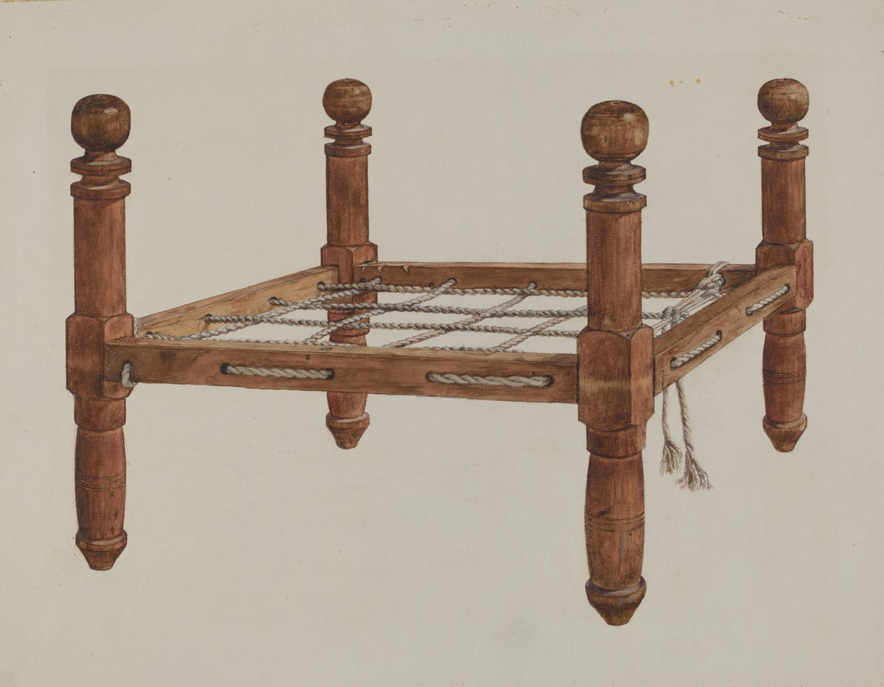 Postel pro panenky, c. 1937. od Max Fernekes