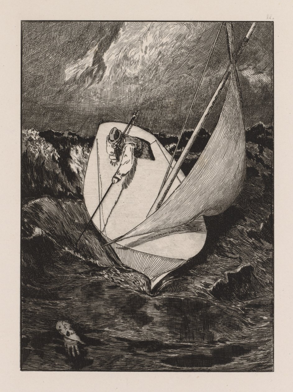 A Glove: The Rescue, 1880. od Max Klinger