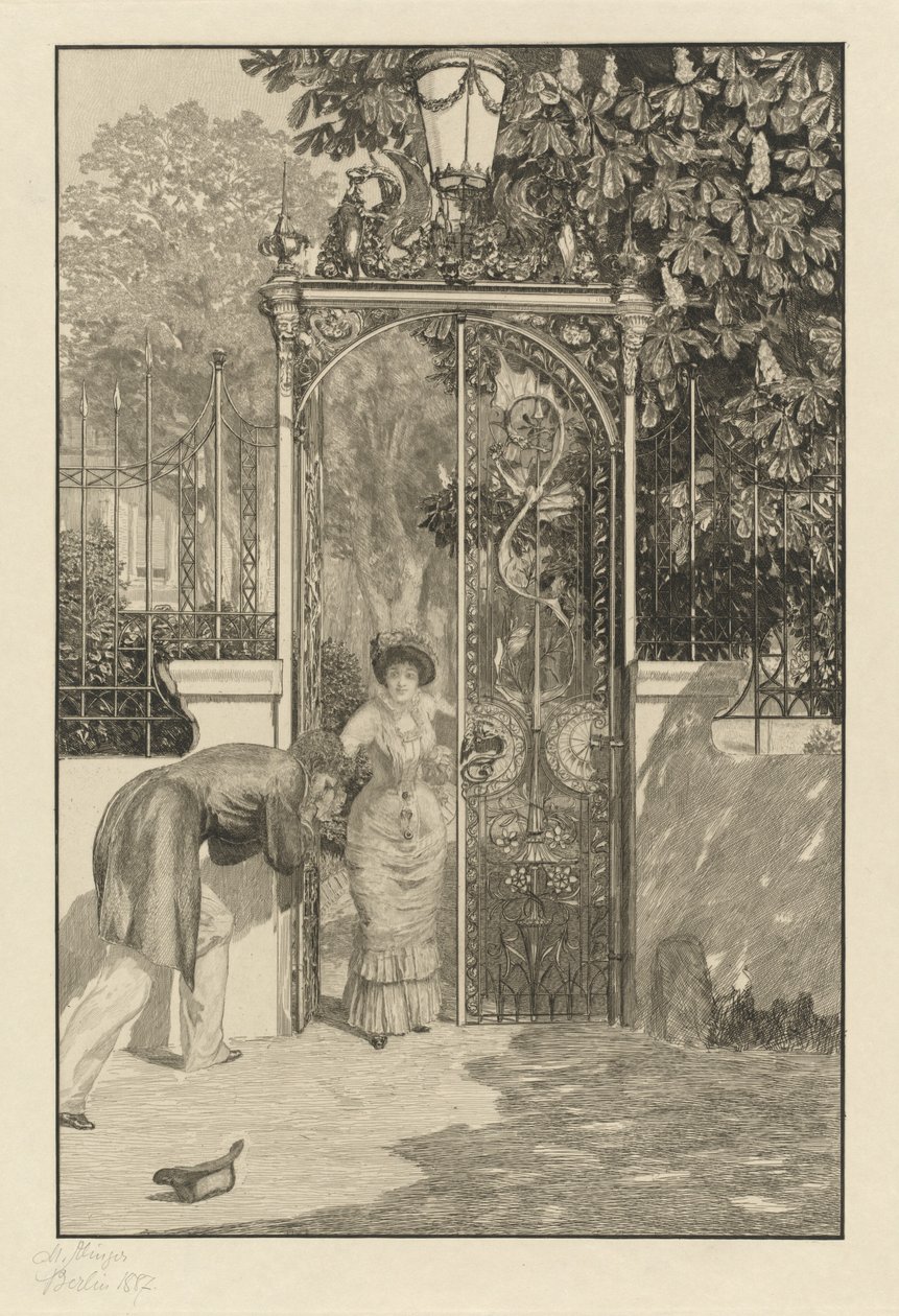 U brány Am Thor, 1887. od Max Klinger