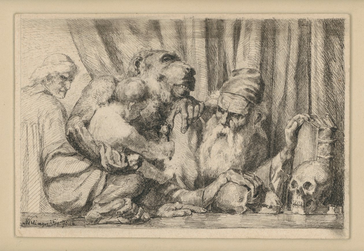 Darwinova teorie od Max Klinger