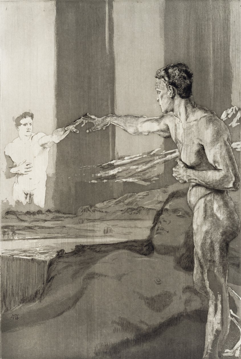 Der Philosophe (Filozof), číslo 3 od Max Klinger