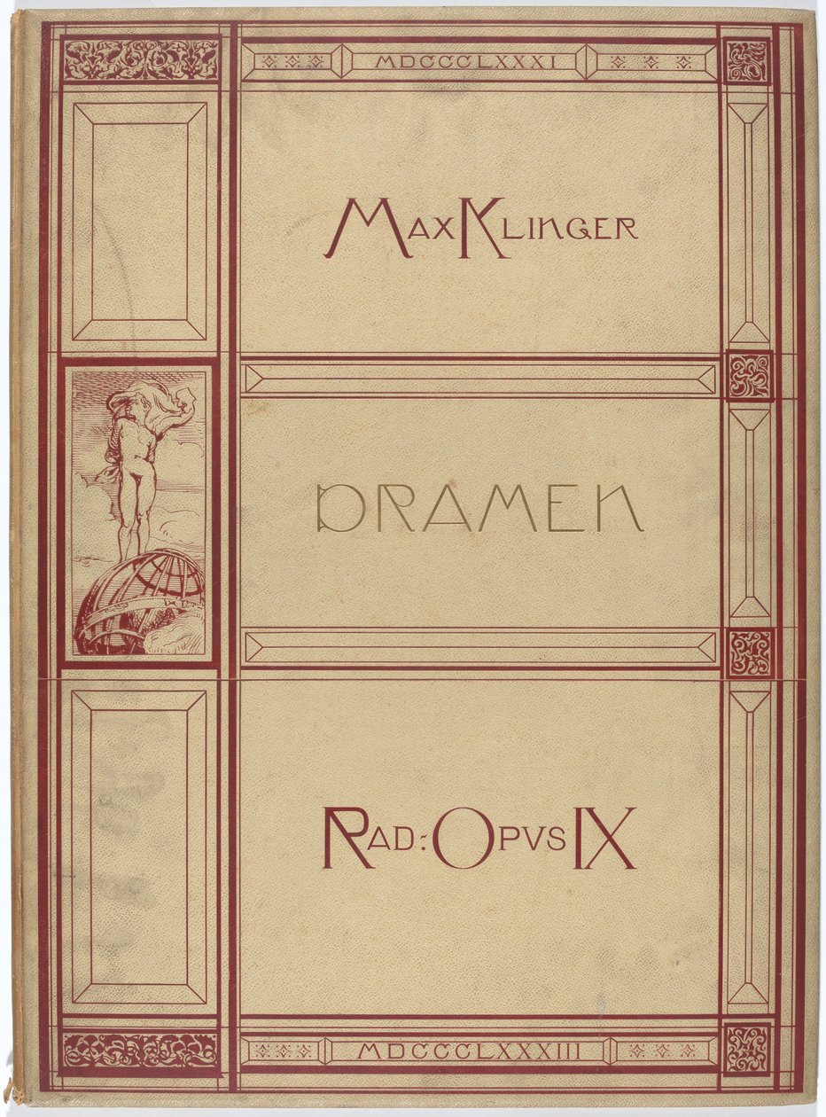 Dramata: VI motivů v X listech. Lepty Opus IX od Max Klinger