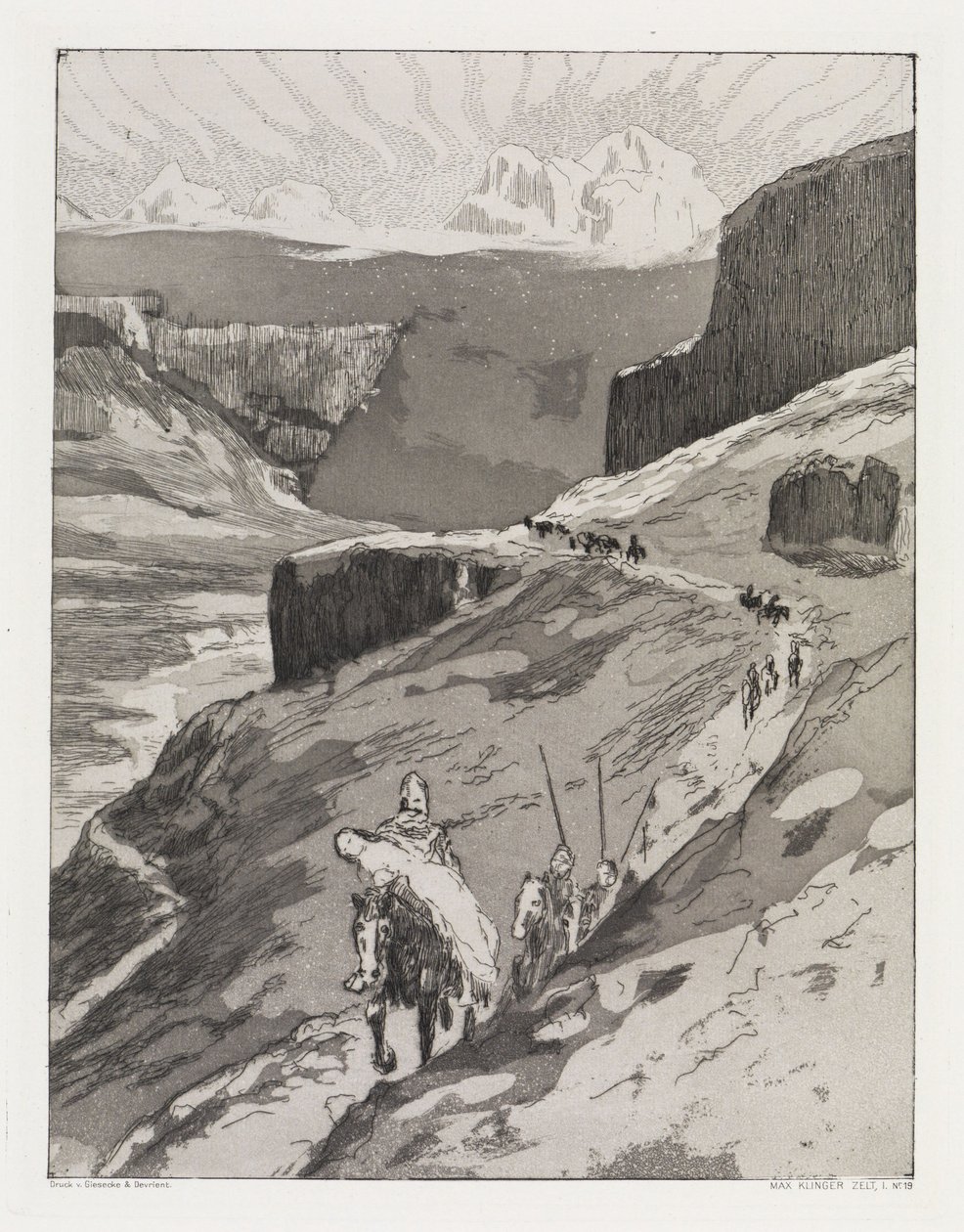 Hory (Stan, Opus XIV, 1. část, č. 19) od Max Klinger