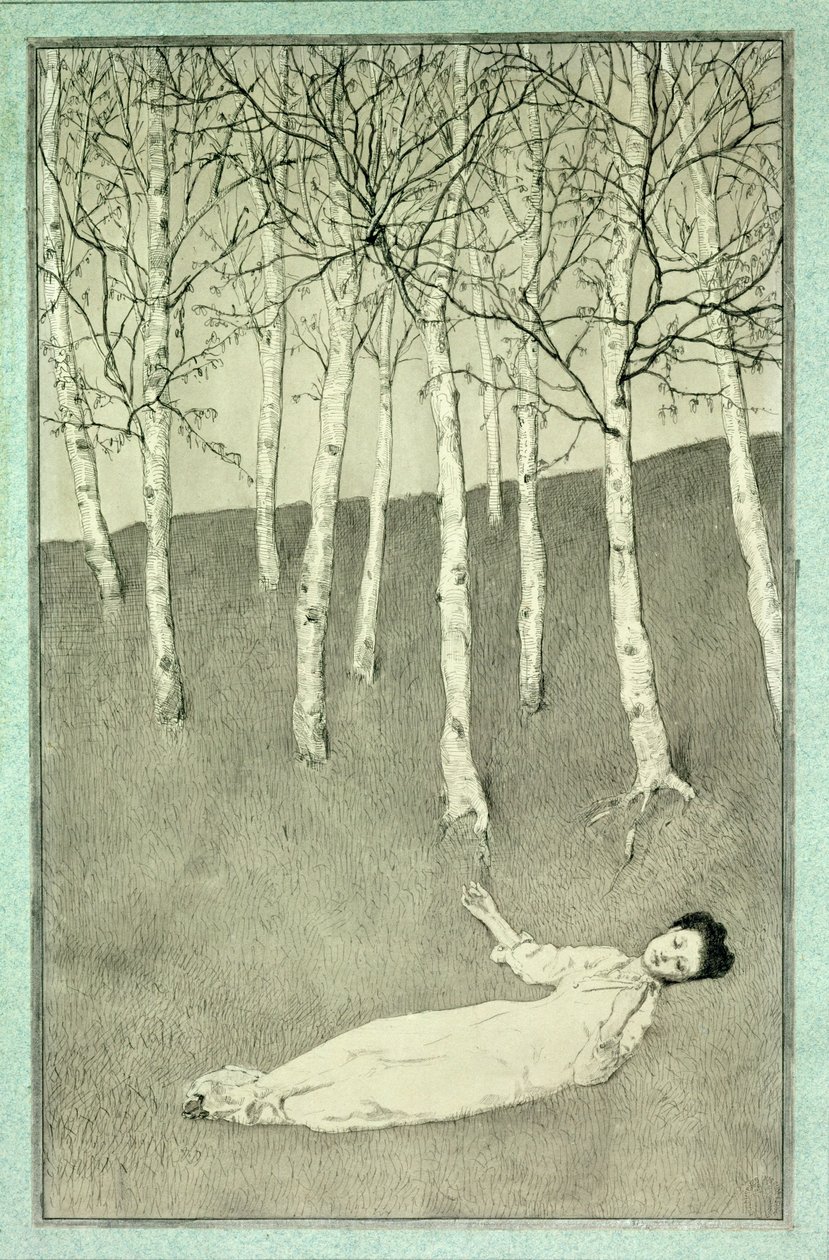Časné jaro (rytina) od Max Klinger