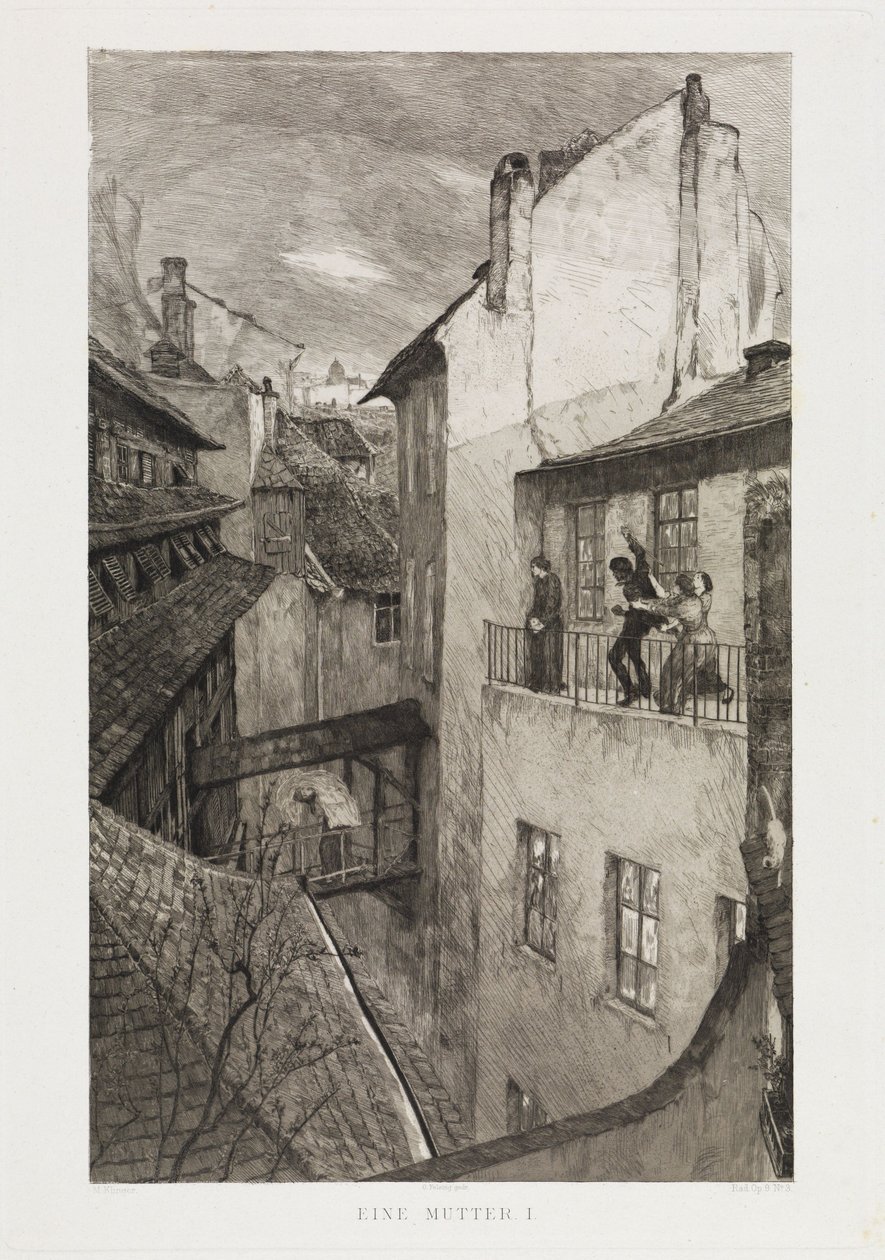 Matka I (Dramata, opus IX, list 3) od Max Klinger
