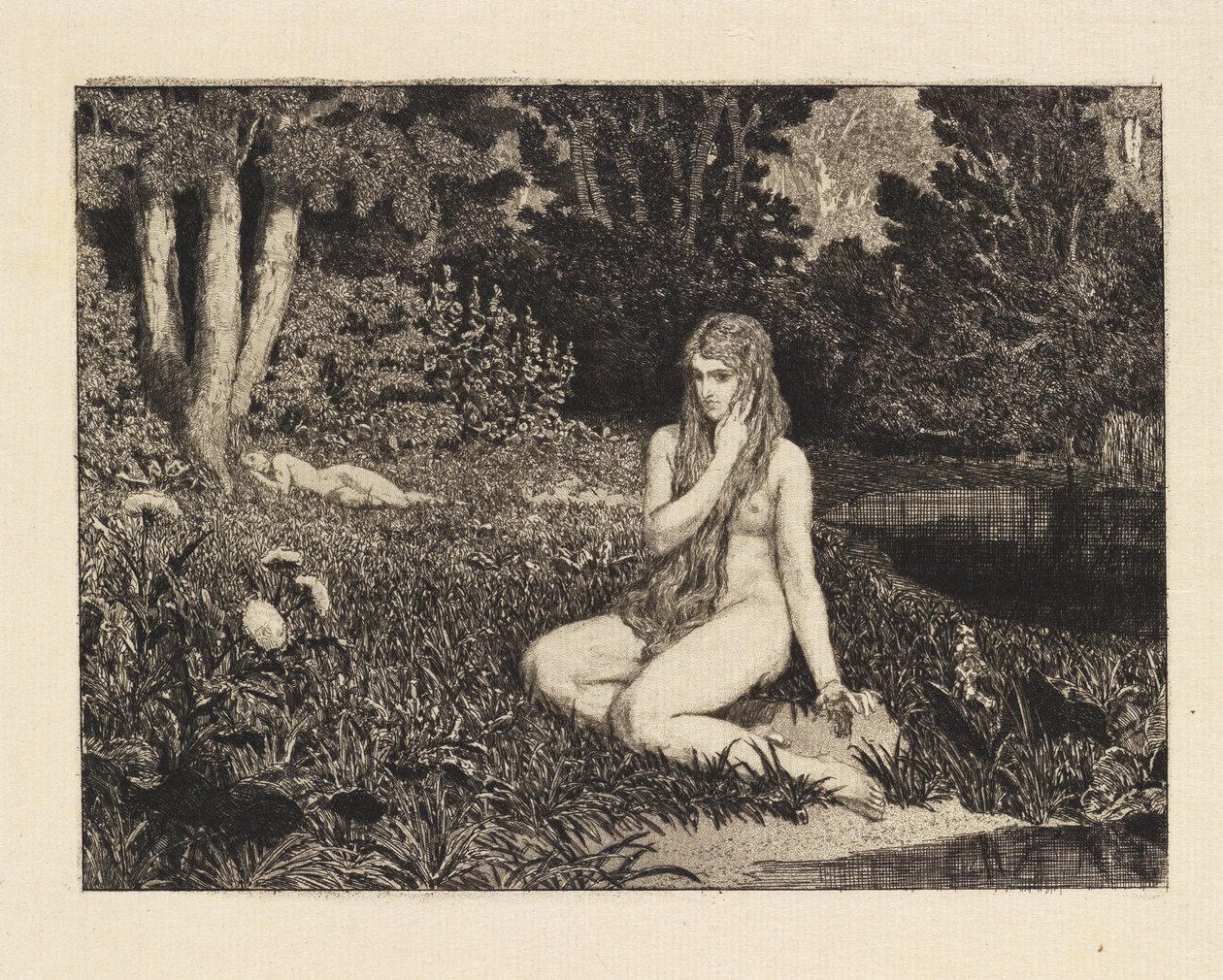Eva (Eva a budoucnost, opus III, list 1) od Max Klinger