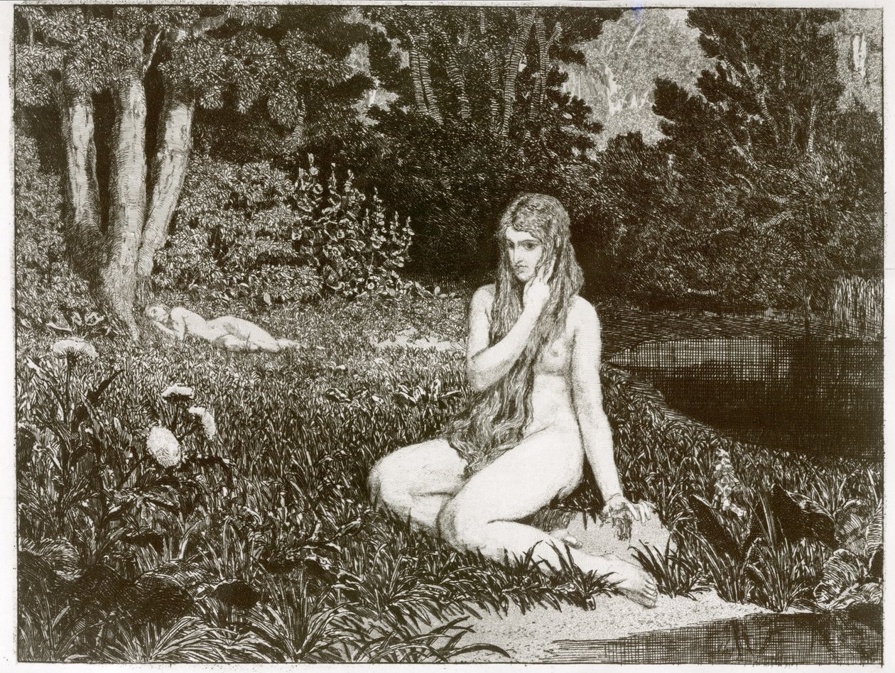 Eva a budoucnost (Opus III), list 1: Eva od Max Klinger