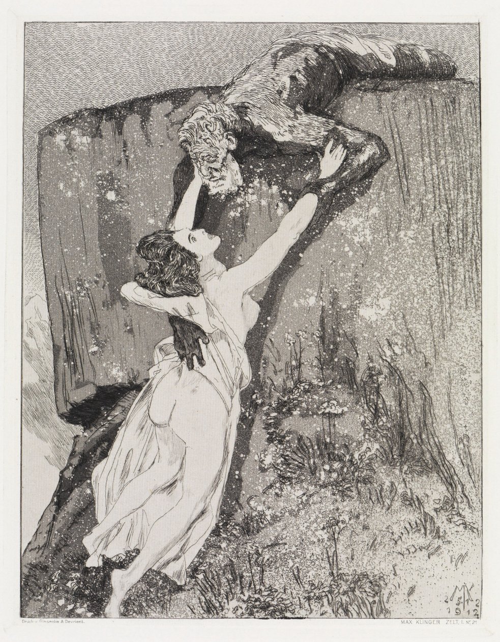 Fugue (Zelt, Opus XIV, 1. část, č. 21) od Max Klinger