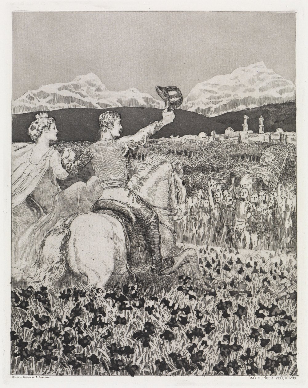 Ve vlastní zemi (Stan, opus XIV, 2. část, č. 43) od Max Klinger
